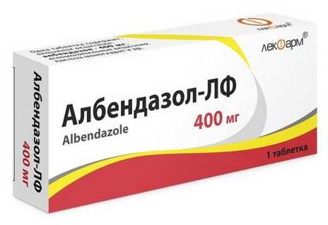 Эффективность альбендазола 400
