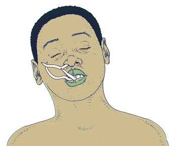 Могут ли глисты выходить через нос у человека?
